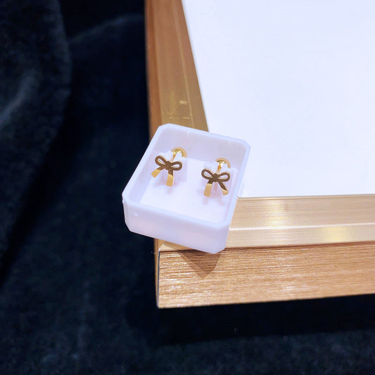 Aretes inox, chapado 72