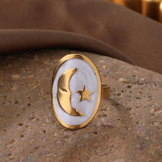 Anillo inox chapado 99