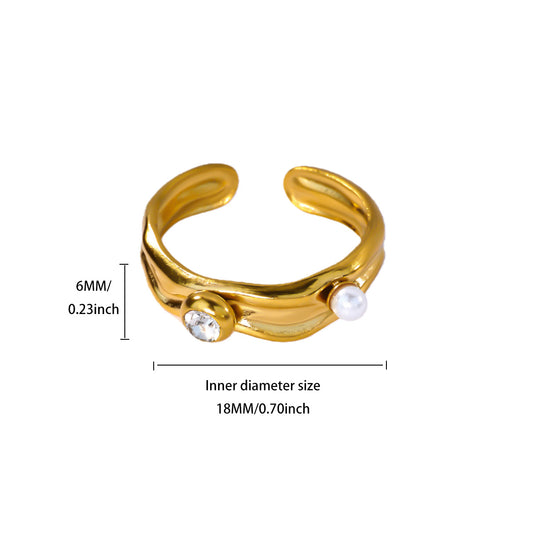 Anillos inox chapado 253