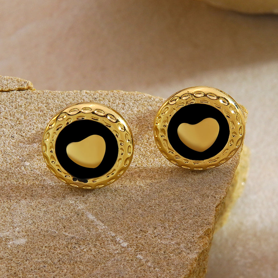Aretes inox chapado 305