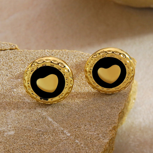 Aretes inox chapado 305