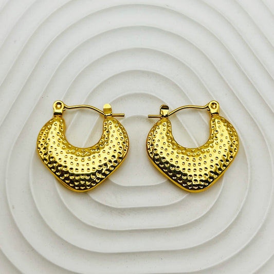 Aretes inox chapado 110