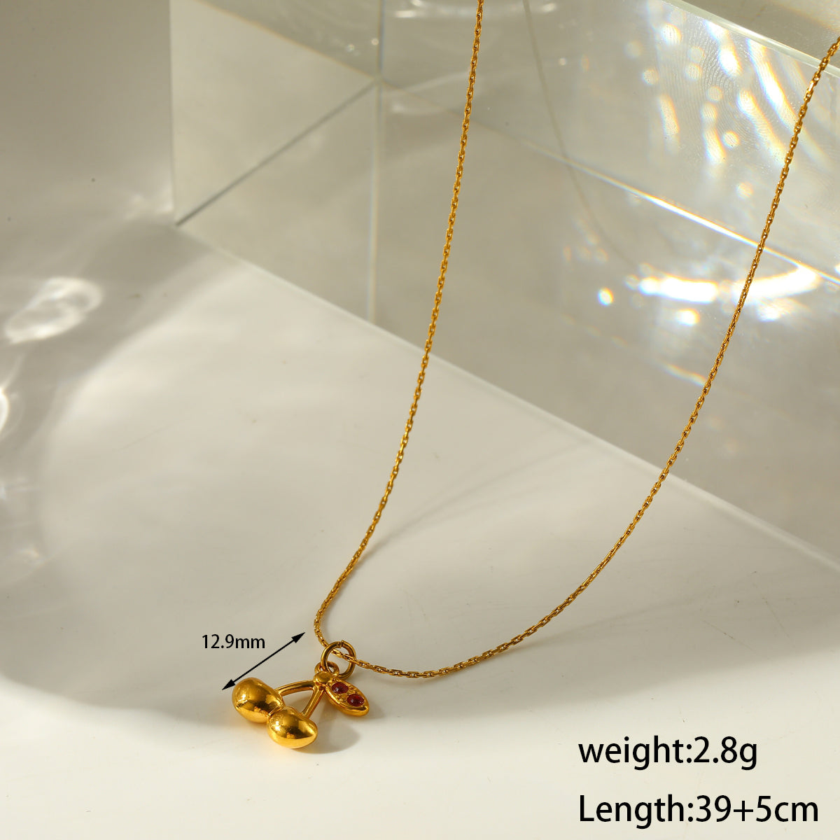 Collar inox chapado 327
