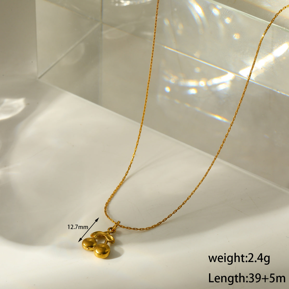 Collar inox chapado 326