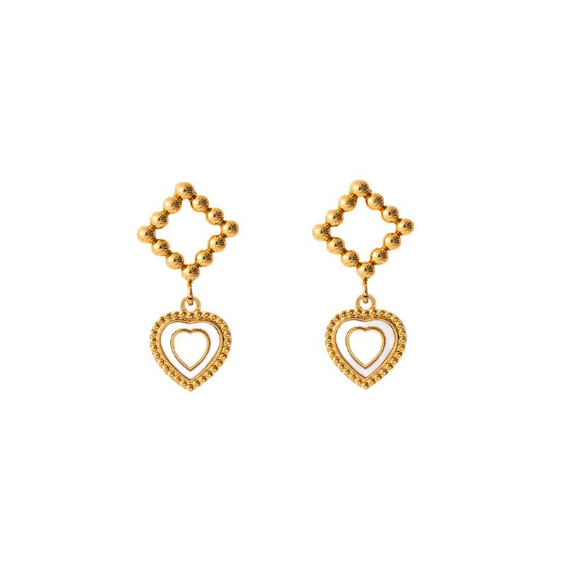 Aretes inox chapado 415