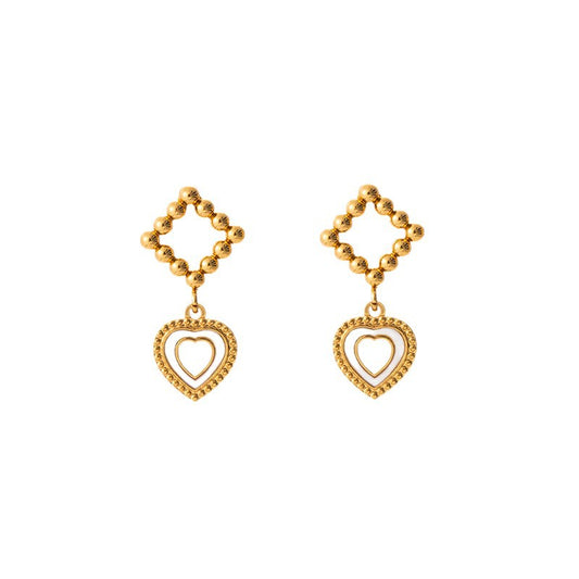 Aretes inox chapado 415