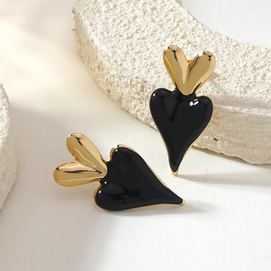 Aretes inox chapado 73