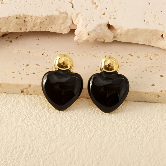 Aretes inox chapado 154