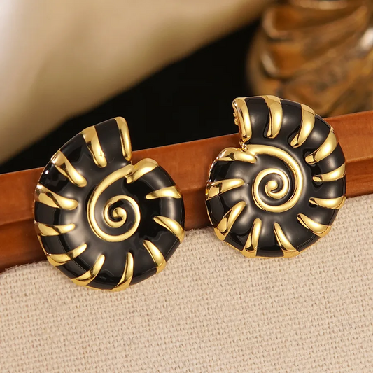 Aretes inox chapado 155