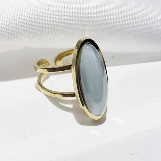 Anillo inox chapado 128