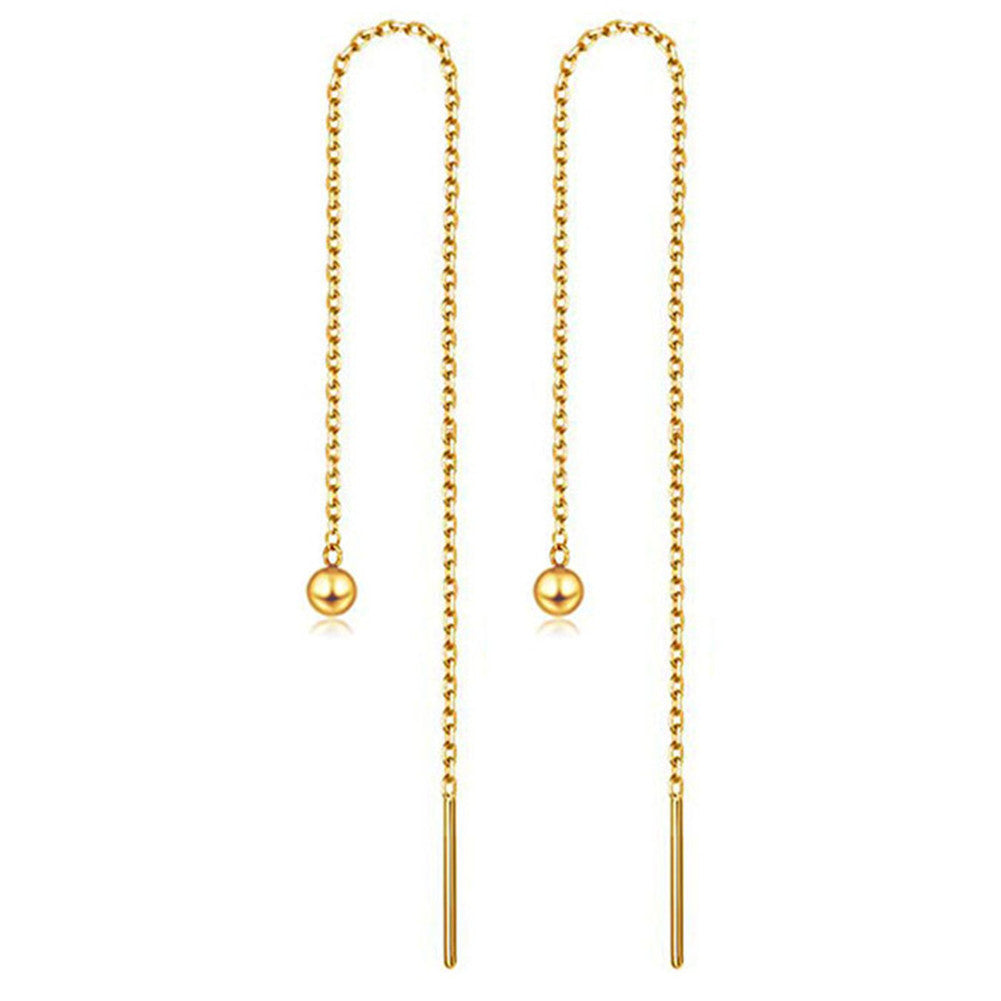 Aretes inox chapado 481