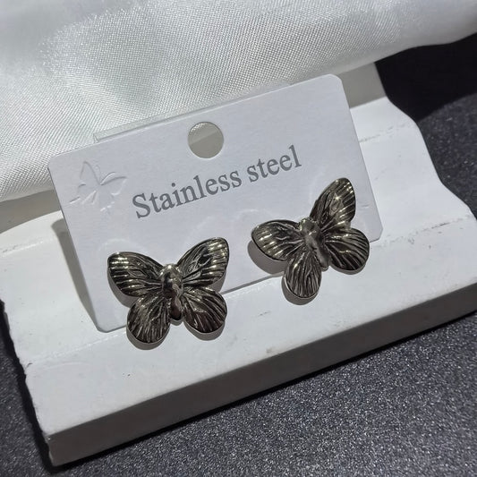 Aretes inox chapado 181