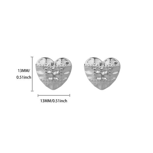 Aretes inox chapado 559