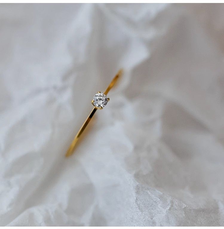 Anillo inox chapado 135 - talla 6