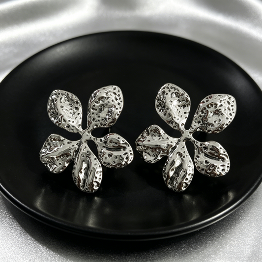 Aretes inox chapado 243