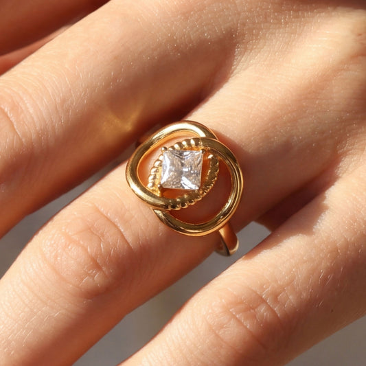 Anillo inox chapado 170