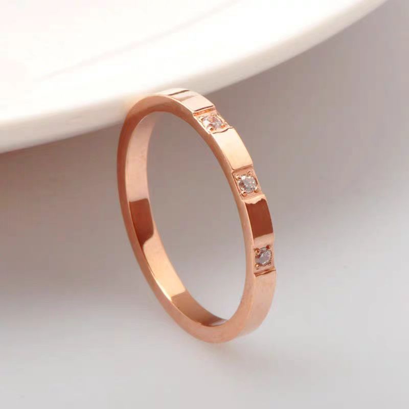 Anillos inox chapado 217 (Talla 6)