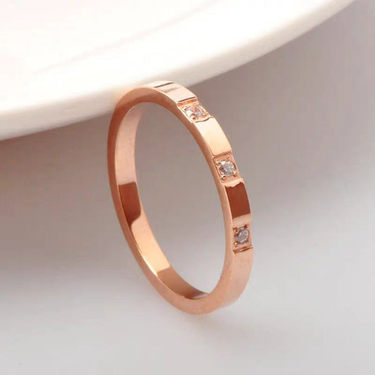 Anillos inox chapado 217 (Talla 6)