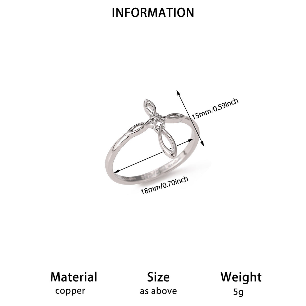 Anillos inox chapado 211 (Talla 8)