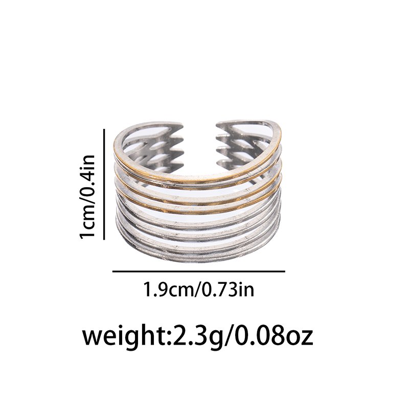 Anillos inox chapado 308