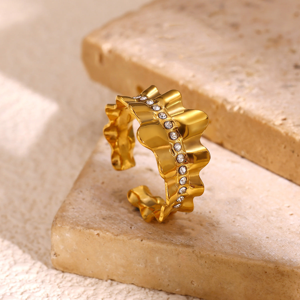 Anillos inox chapado 248