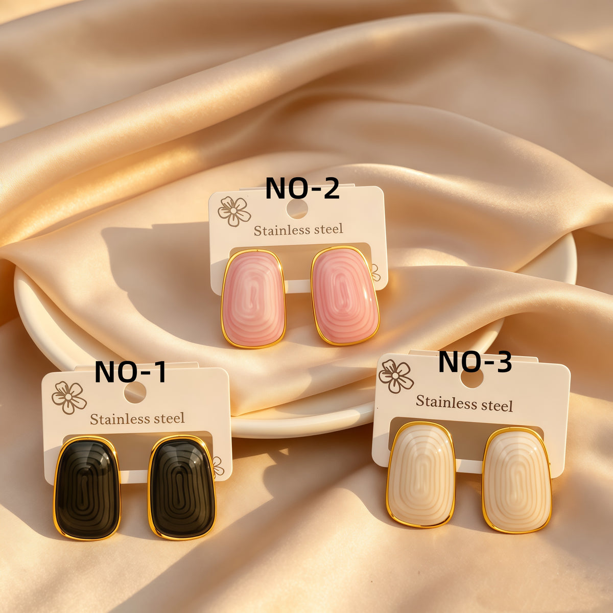 Aretes Inox 674 N°1
