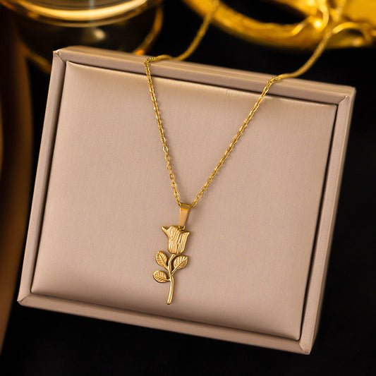 Collar inox, chapado 50