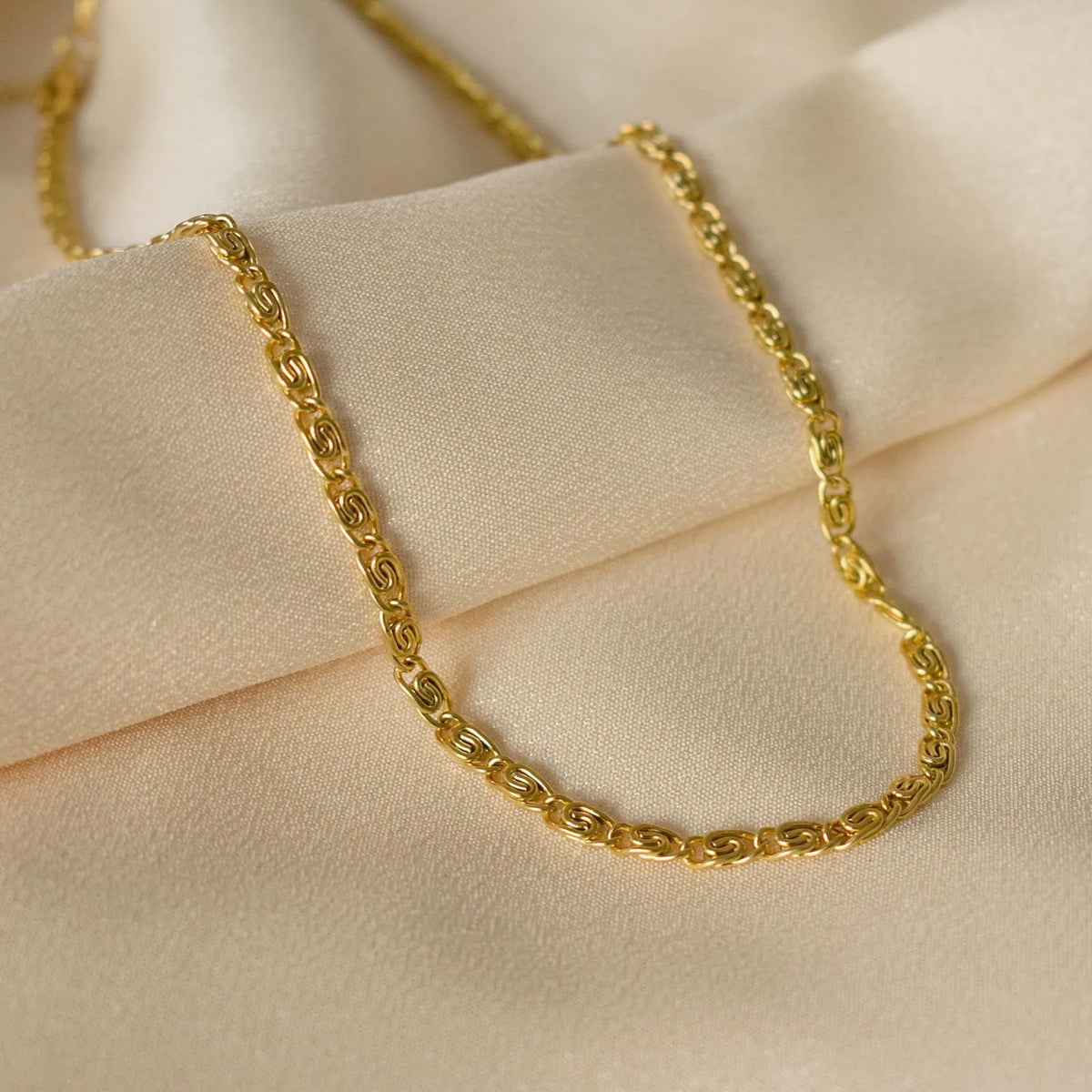 Collar inox chapado 354