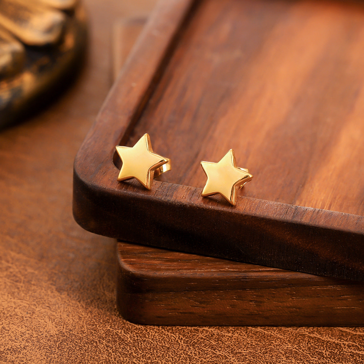 Aretes inox, chapado 157