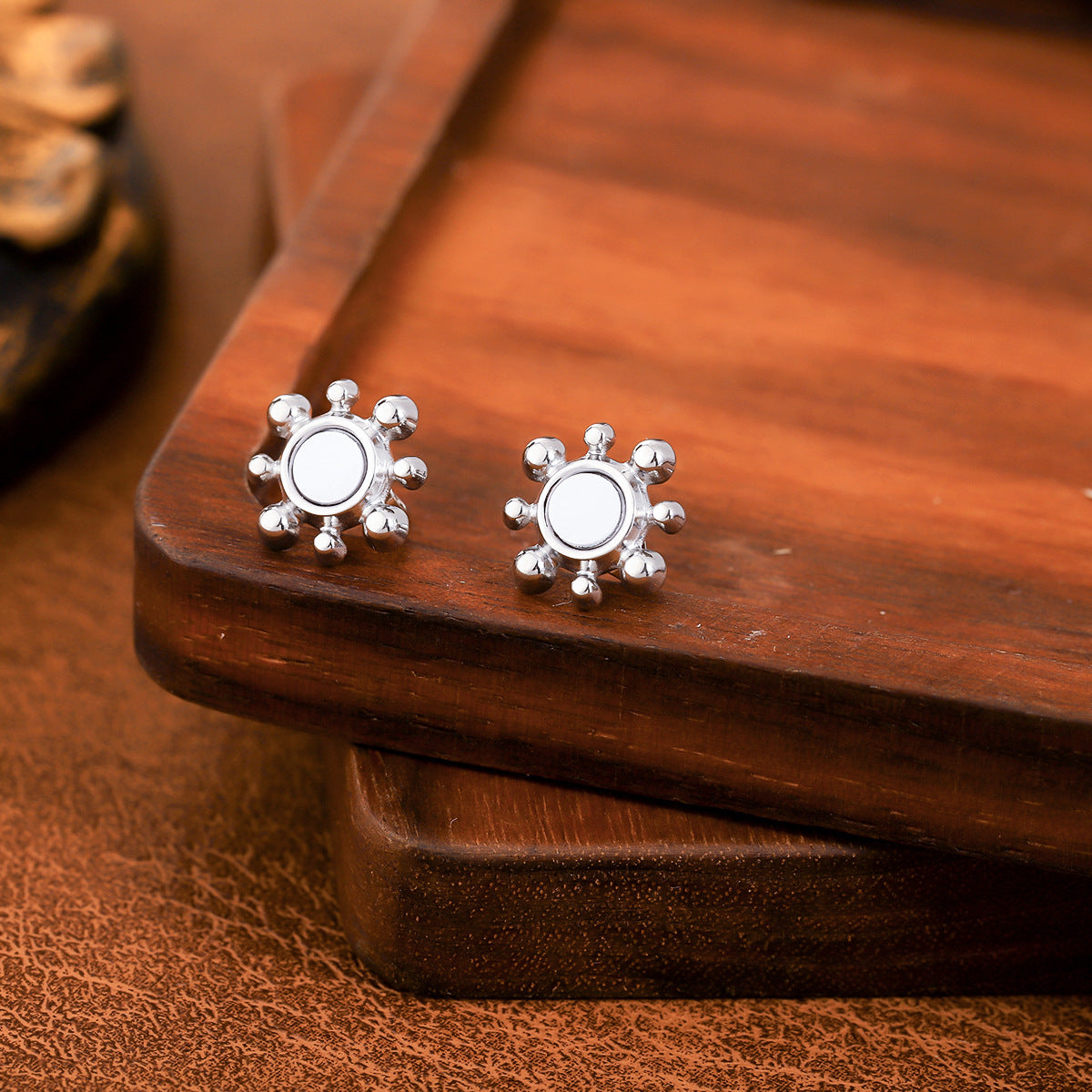 Aretes inox, chapado 159