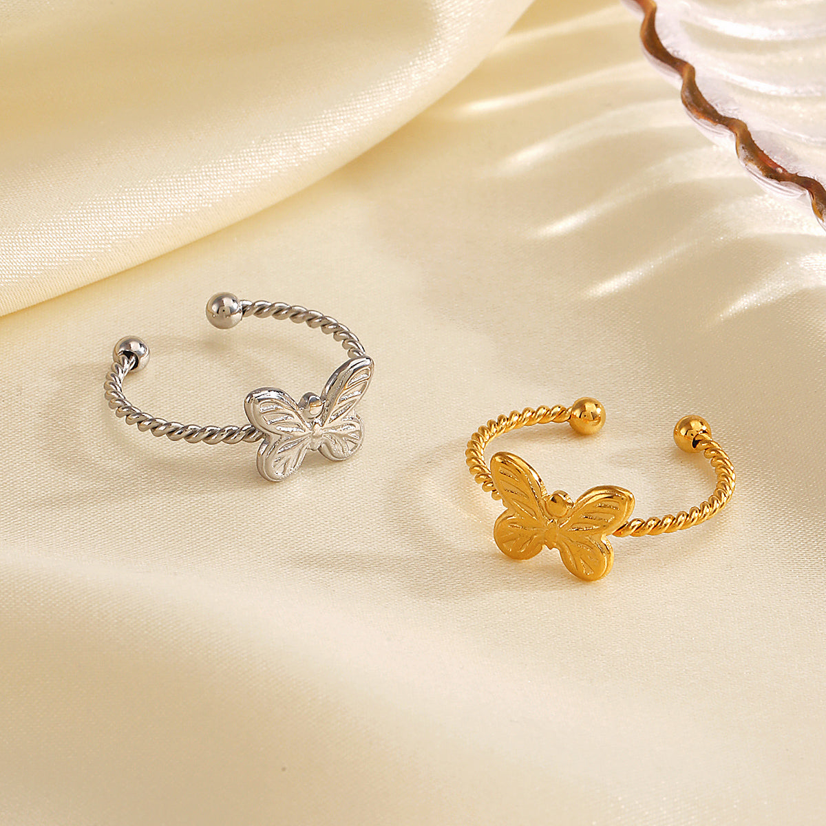 Anillo inox, chapado 569