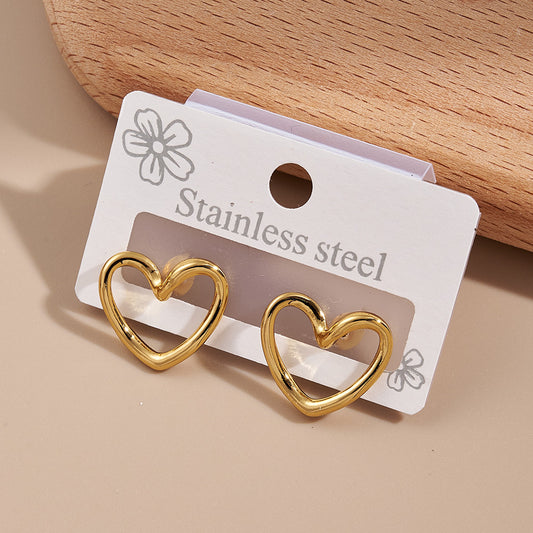 Aretes inox, chapado 111