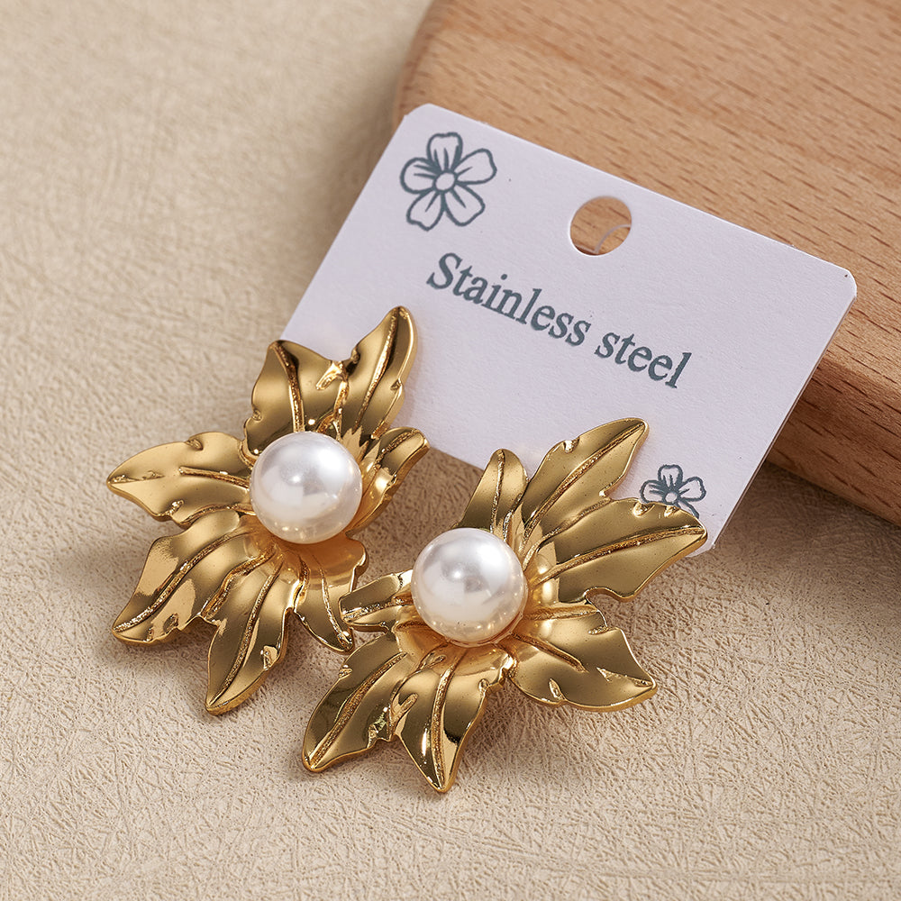 Aretes inox, chapado 294