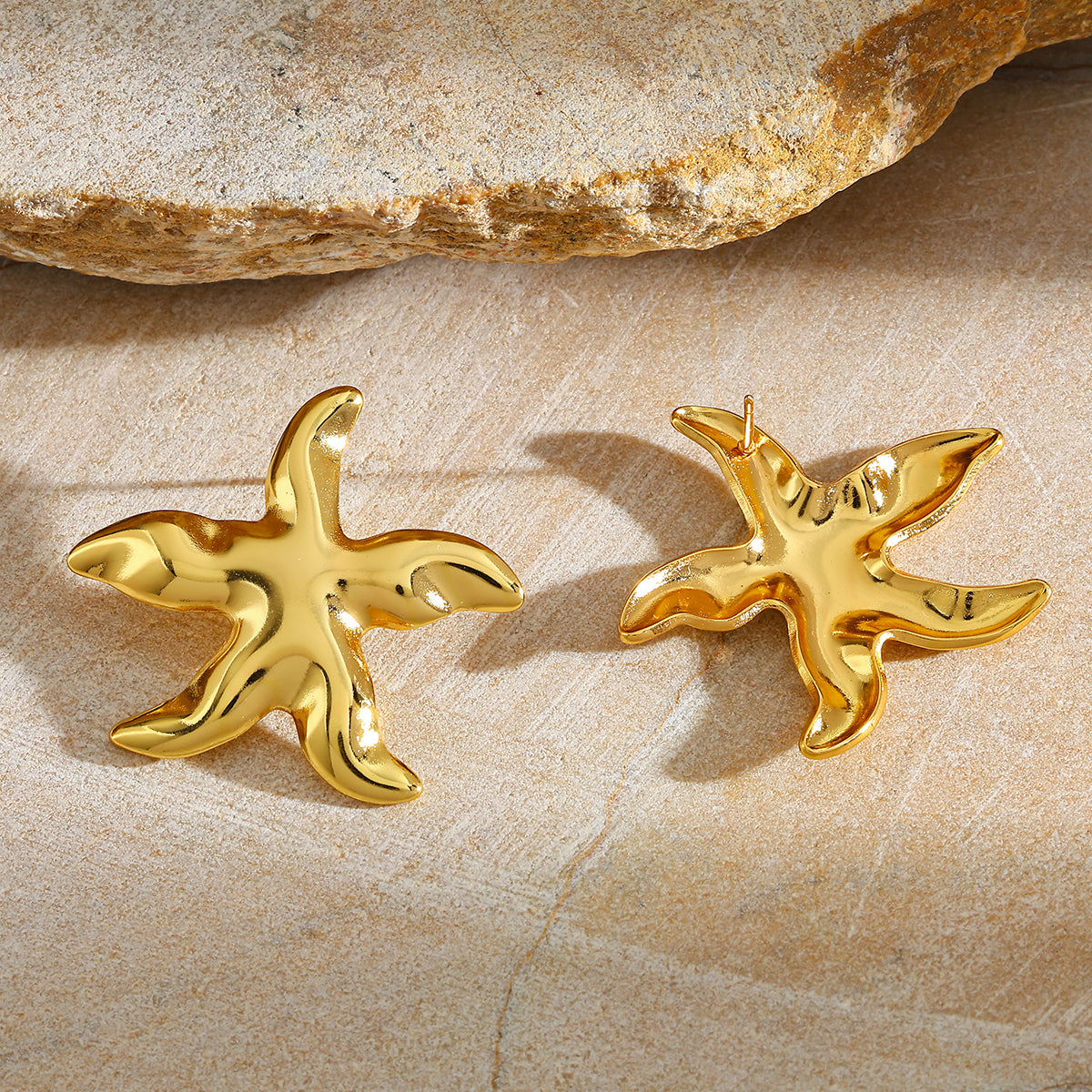 Aretes inox, chapado 196