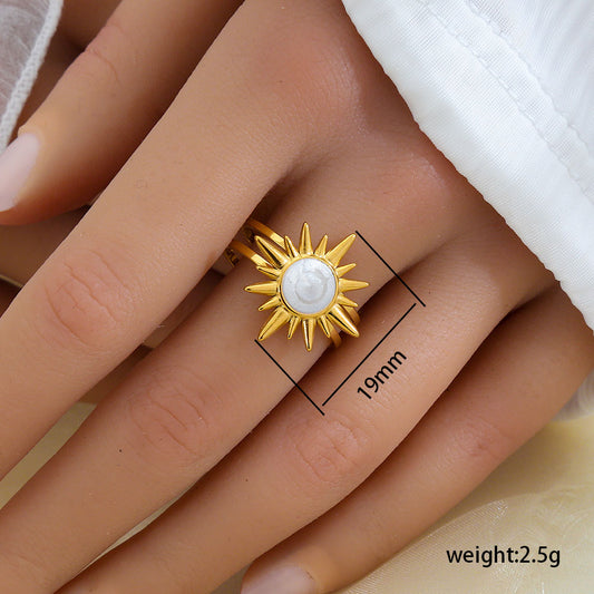 Anillo inox, chapado 150