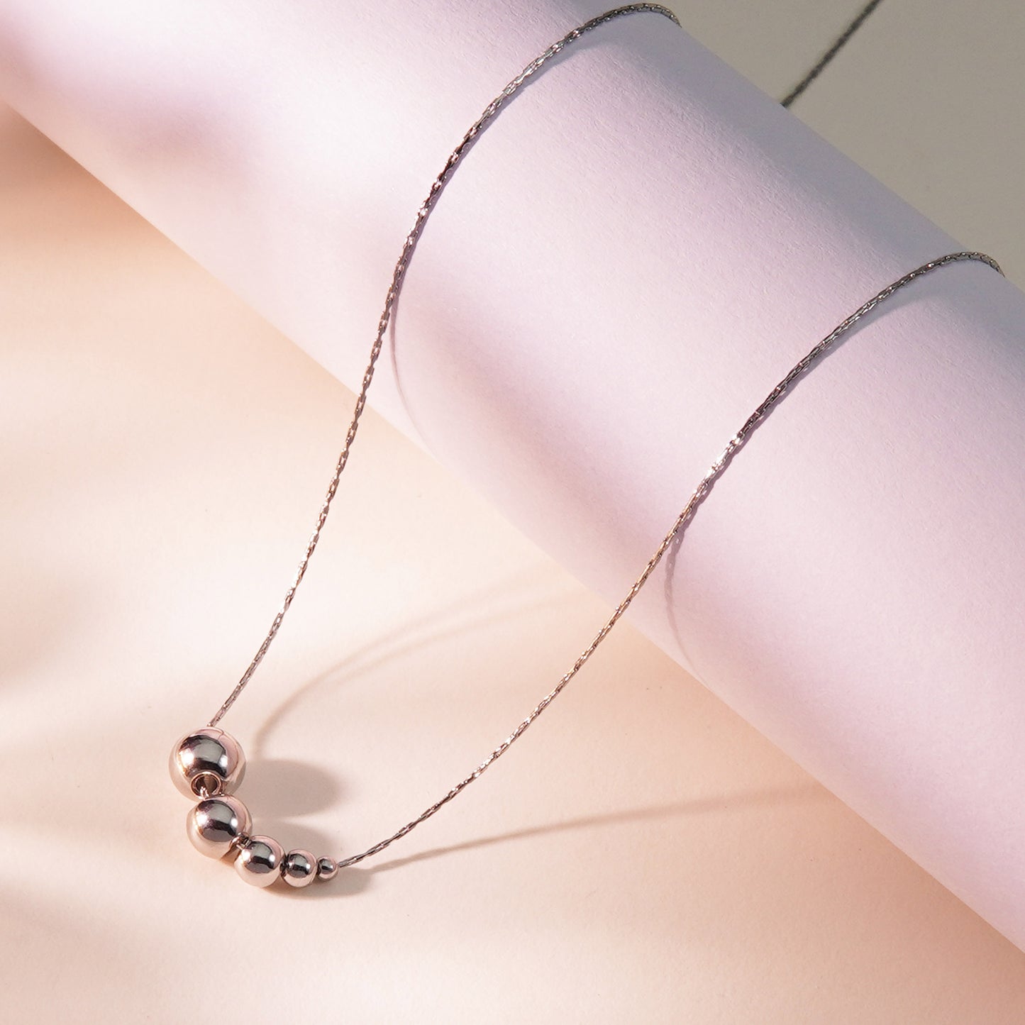 Collar inox, chapado 225