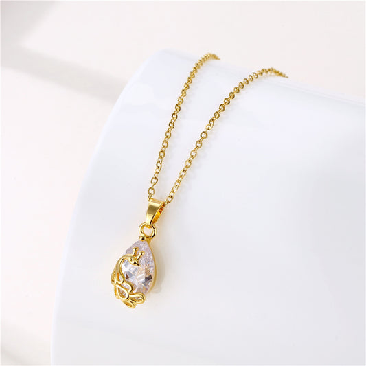 Collar inox, chapado 81