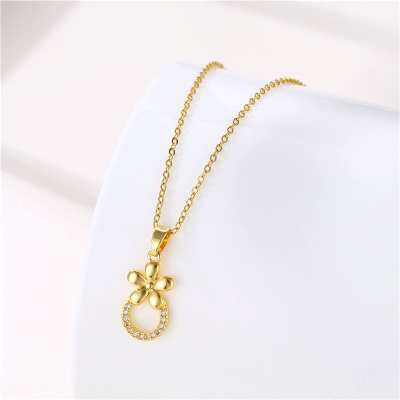 Collar inox, chapado 107