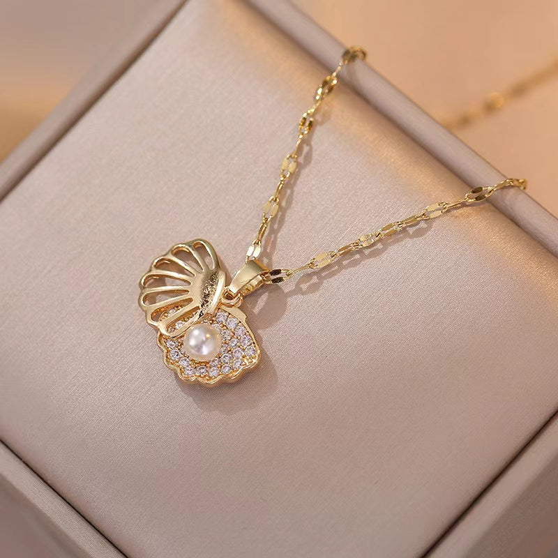 Collar inox, chapado 83