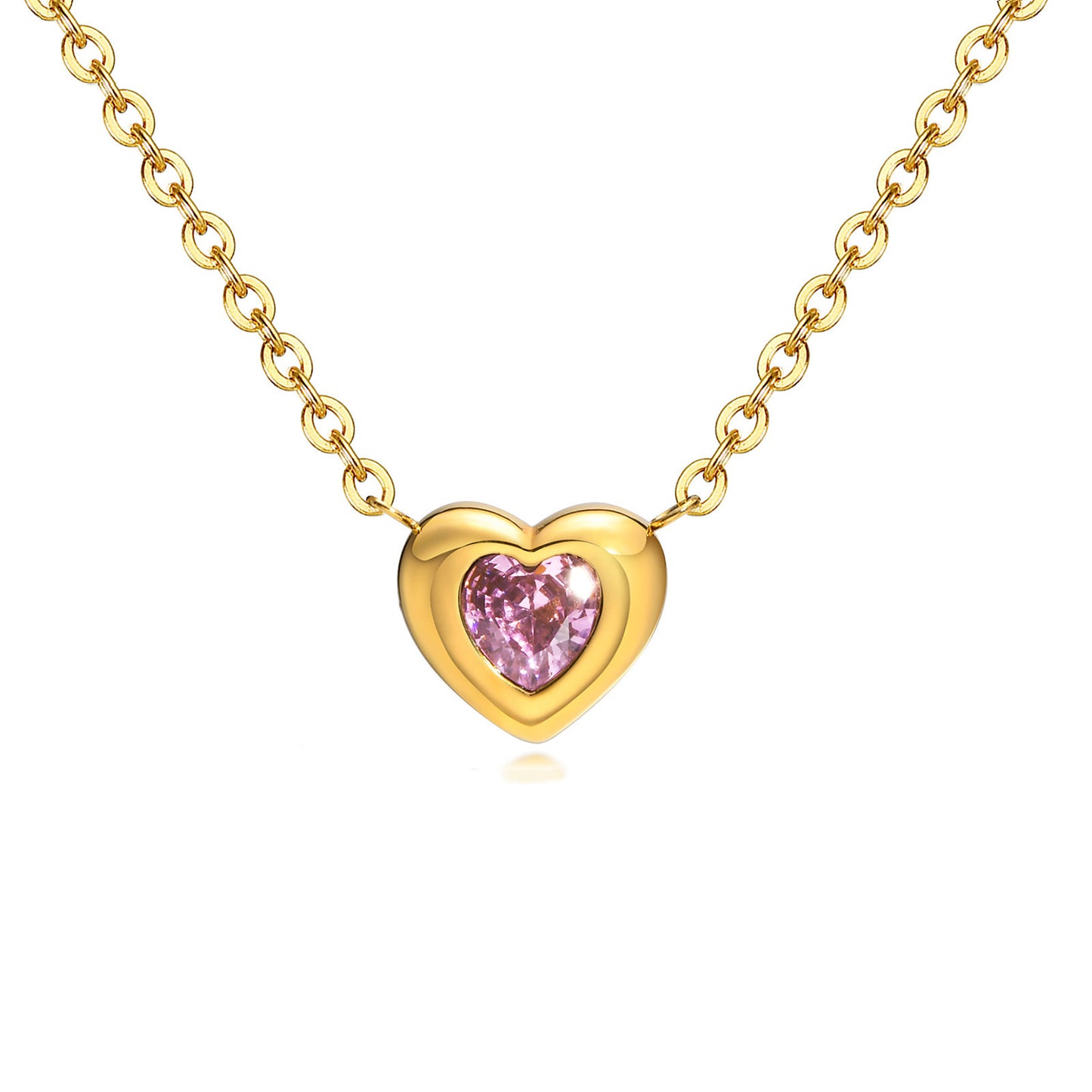 Collar inox, chapado 105