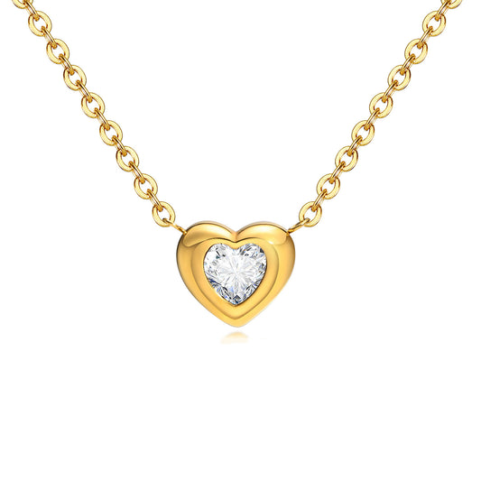 Collar inox, chapado 8