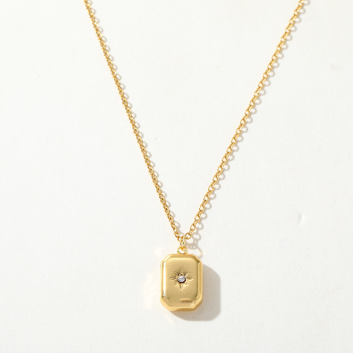 Collar inox, chapado 85