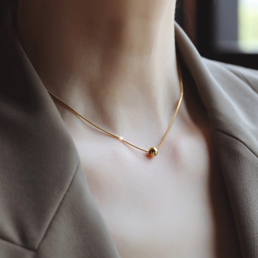 Collar inox, chapado 115