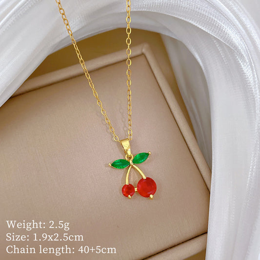 Collar inox, chapado 104