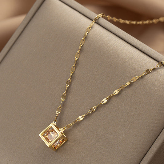 Collar inox, chapado 103