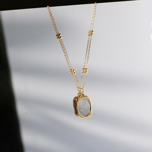 Collar inox, chapado 88