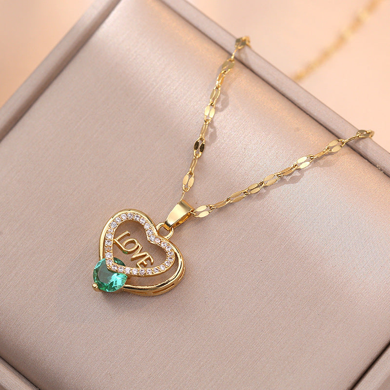 Collar inox, chapado 90