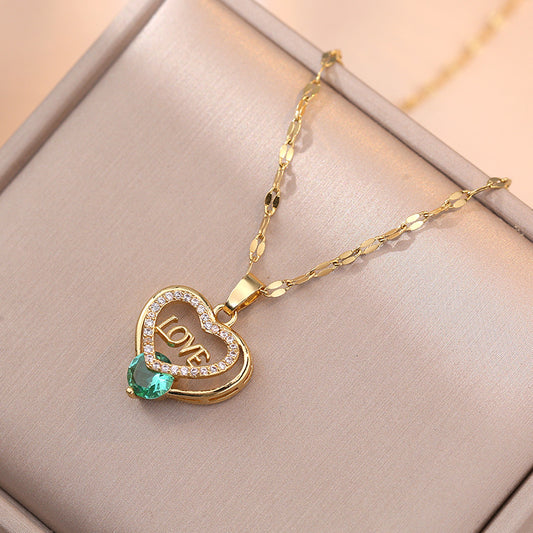 Collar inox, chapado 90