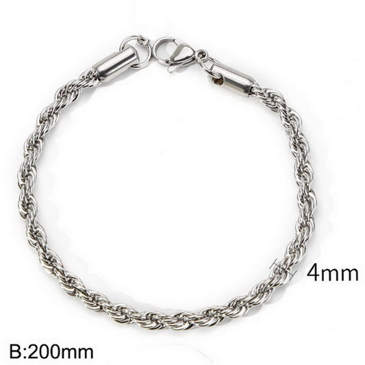 Manilla inox, chapado 20