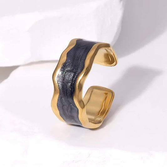 Anillo inox chapado 1